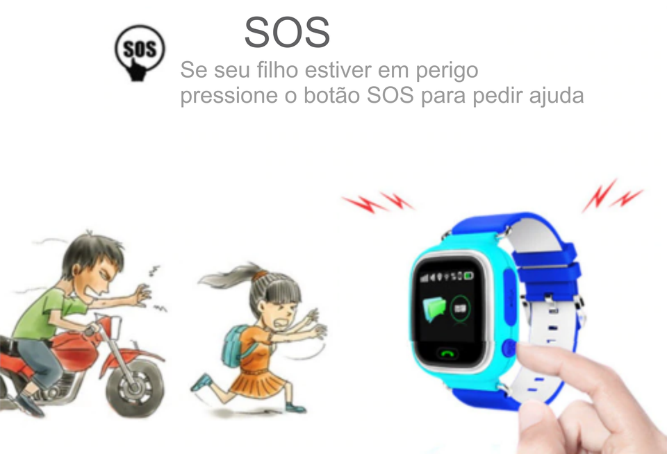 Smartwatch Q90 GPS Rastreador Infantil + Brindes Frete Grátis - Freeda Shop