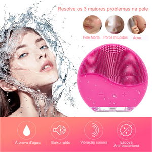 Massageador de Limpeza Facial Luna Mini Frete Grátis - Freeda Shop